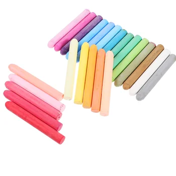 24 Броя Цветни тебешир, преносими пастелни моливи за тротоара за деца, домакинство водоразтворими многофункционални материали за учители рисуване